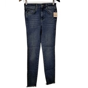 NWT We The Free By Free People Blue Skinny Jeans 26